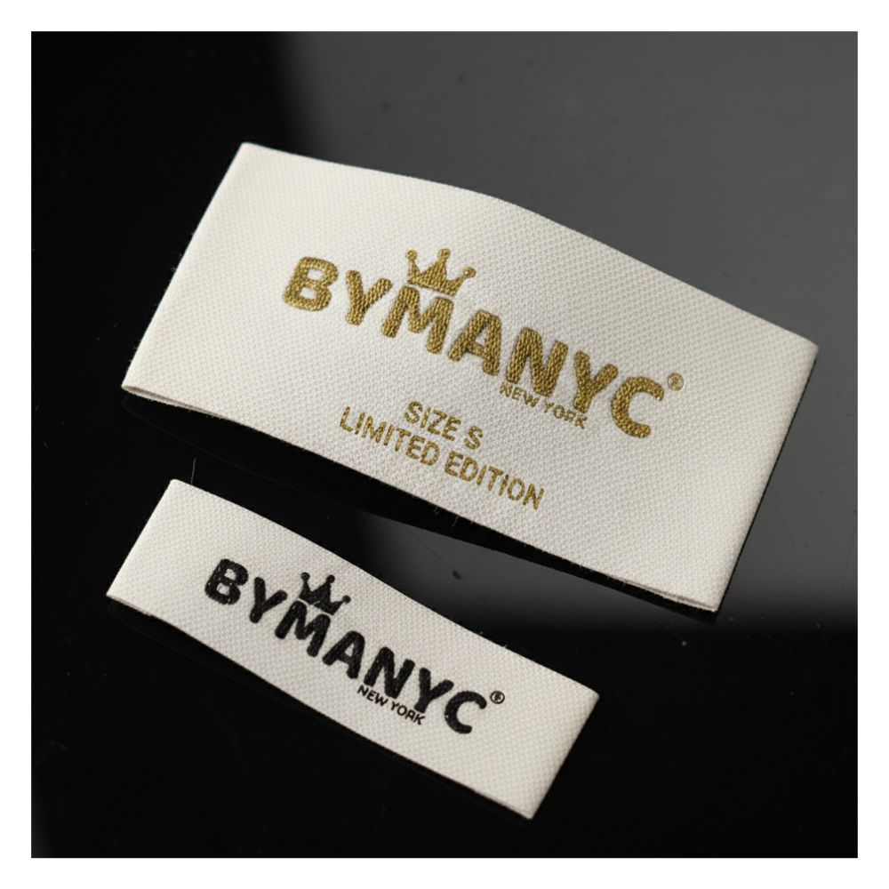 Black Wide-Leg Denim Jeans with Contrast Stitching • BYMANYC ® New York