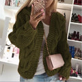 2020 Fall Winter New Women's Chunky Knit Cardigan